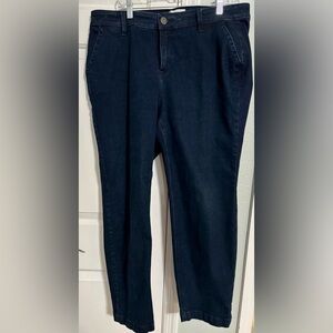 Lane Bryant Dark Blue Straight Leg Jeans